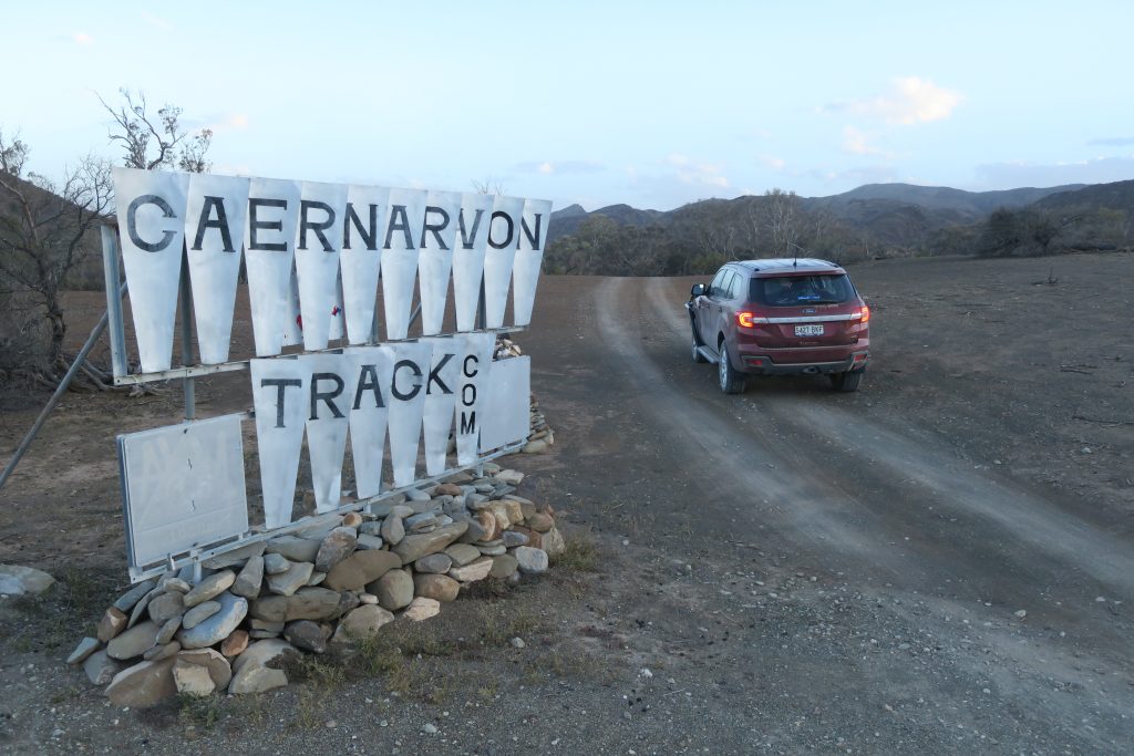 Caernarvon 4WD Track Sign