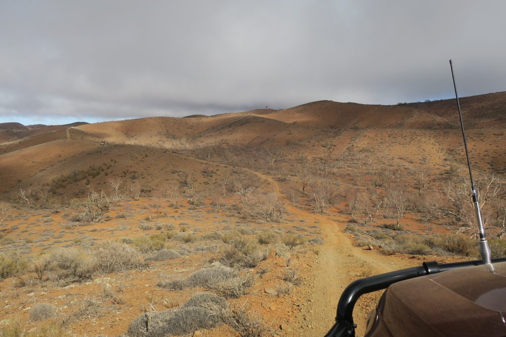 The track was mostly smooth gravel and rock, with no clearance issues for most 4WD vehicles.