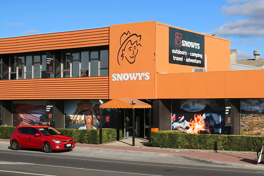 The Snowys Outdoors store in Keswick (Adelaide, South Australia). 