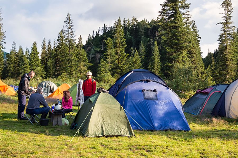 Listen up for the lowdown on how to set up the communal spaces that keep the crew connected A communal campsite