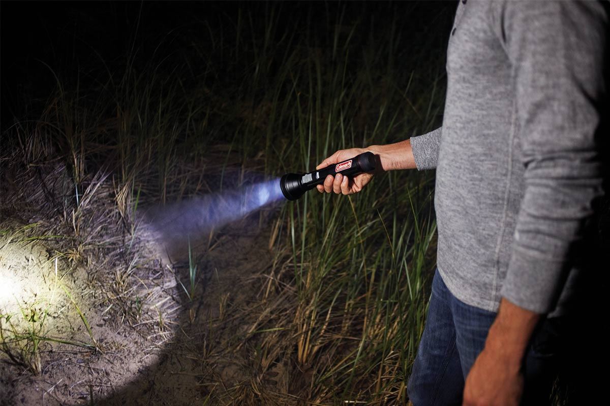 Coleman 425M Battery Guard Flashlight Free Delivery Snowys Outdoors