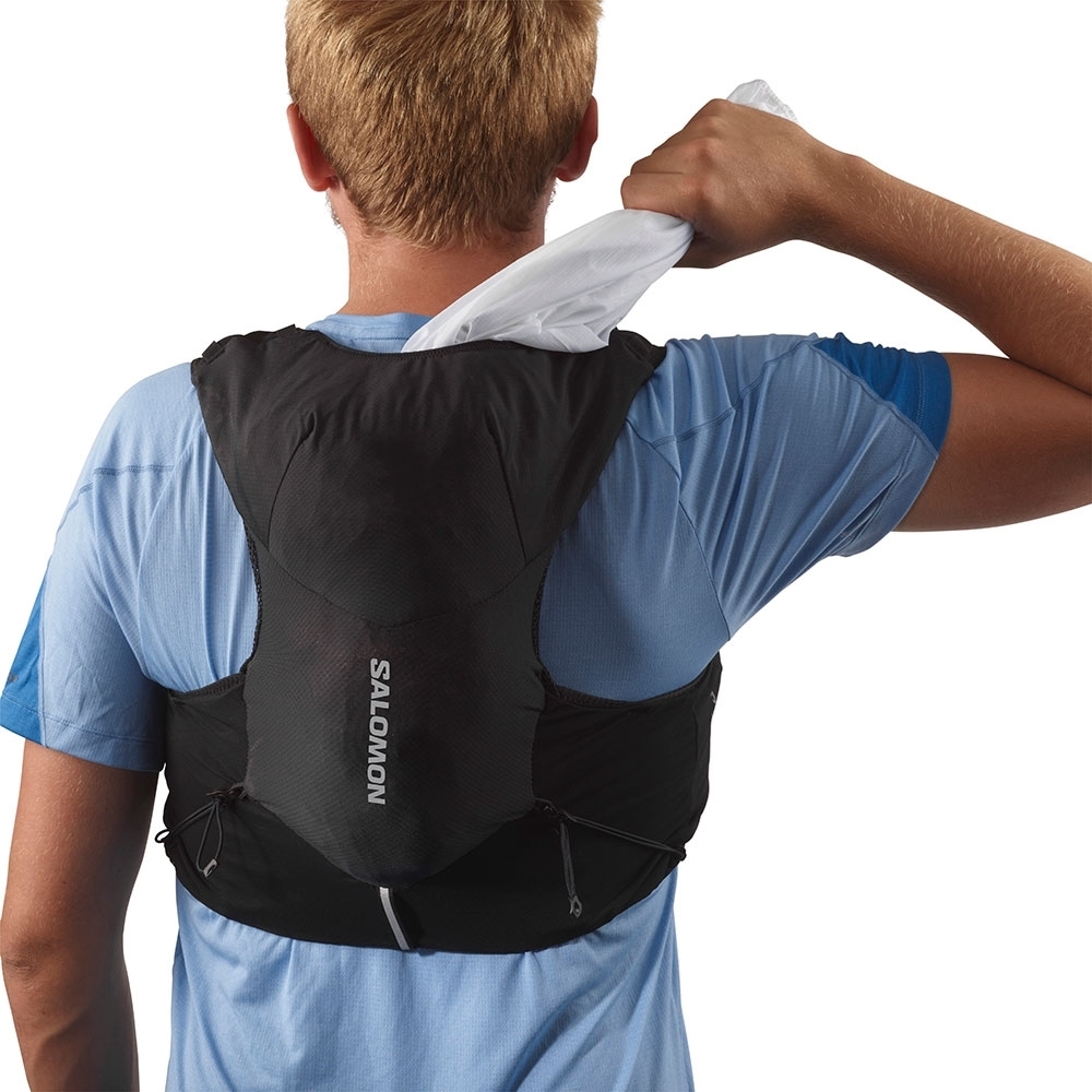 Salomon Adv Skin 5 Unisex Running Vest with Flasks Free Delivery