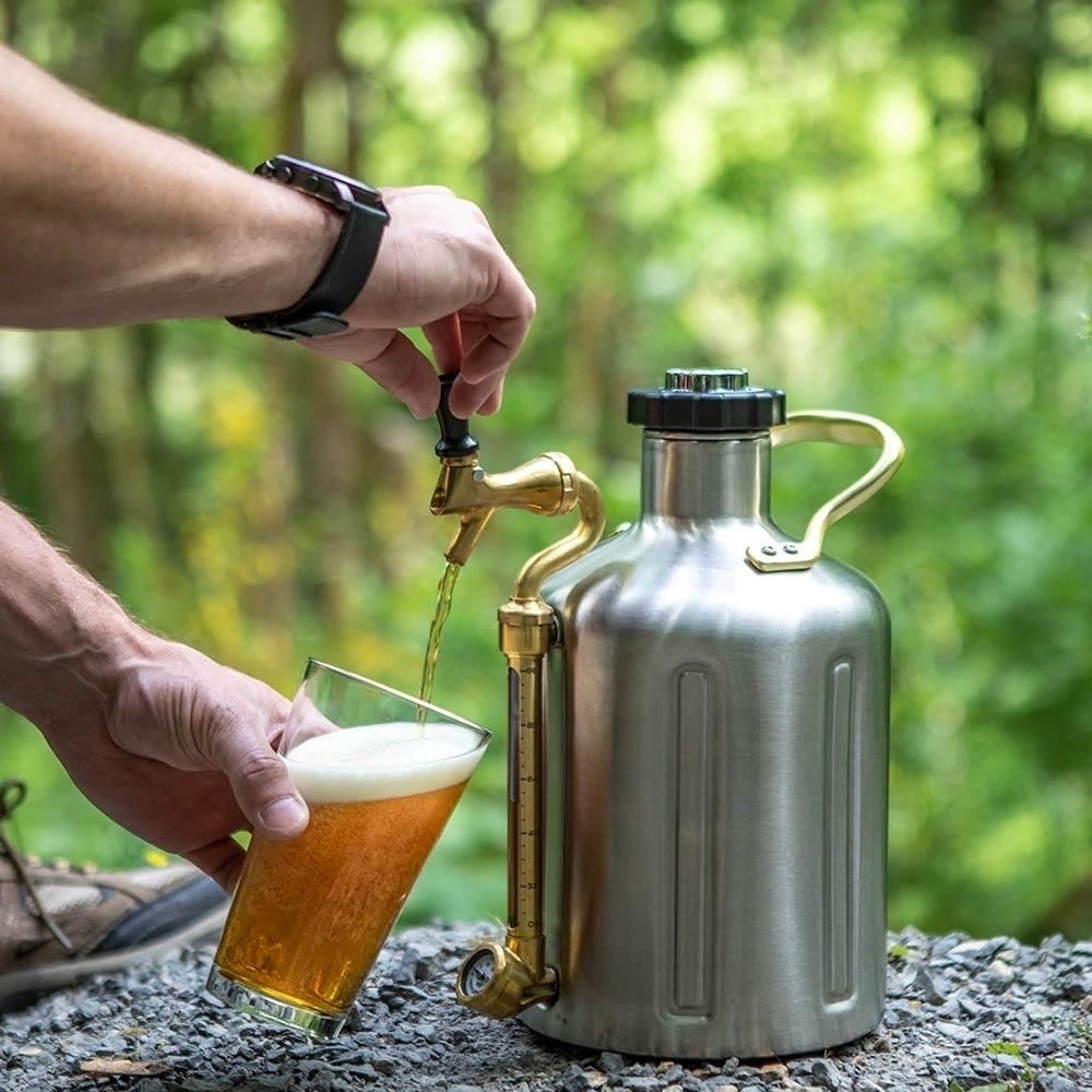 GrowlerWerks uKeg Pressurized Growler 128 Oz Snowys Outdoors
